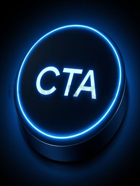 Rounded CTA Button Blue Electric Medium Glow Dark CTA Button 2025 – 8K UI Element(2)