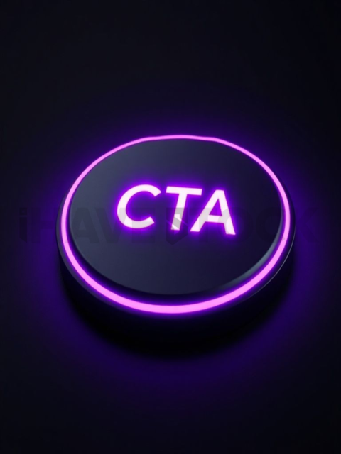 Rounded CTA Button Purple Medium Glow Dark CTA Button 2025 – 8K UI Element(2)