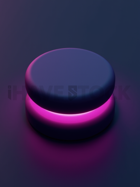 Rounded CTA Button Purple Medium Glow Dark CTA Button 2025 – 8K UI Element