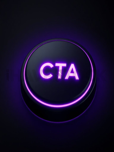 Rounded CTA Button Purple Subtle Glow Dark CTA Button 2025 – 8K UI Element