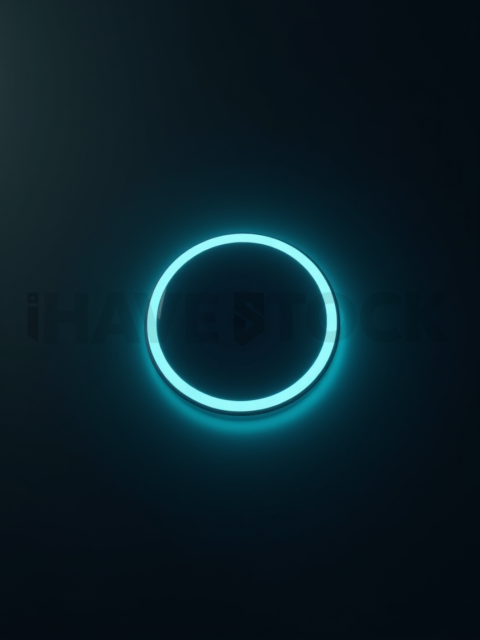 Shadowed Pressable CTA Button Cyan Medium Glow Dark CTA Button 2025 – 8K UI Element
