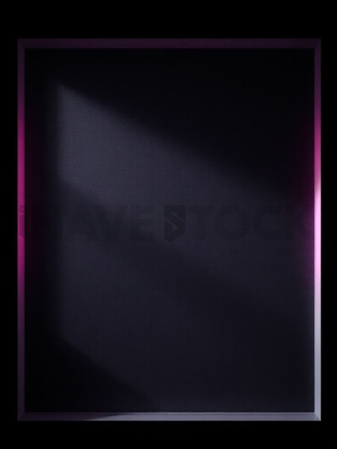 Minimal Frosted Window Element Magenta Medium Glow Dark Glassmorphism Element 2025 – 8K