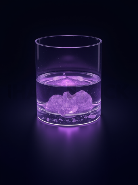 Translucent Glass Overlay Purple Subtle Glow Dark Glassmorphism Element 2025 – 8K