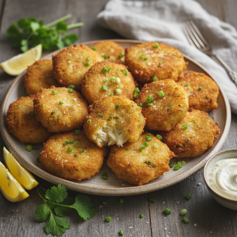Bolinho De Bacalhau Fritters  Overcast Daylight Overhead(3)