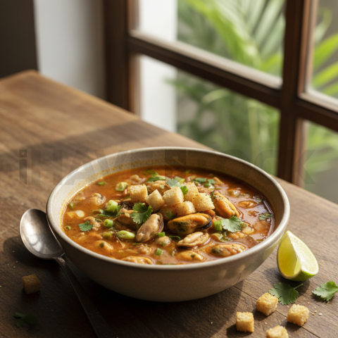 Caldinho De Sururu Bowl  Natural Window Light Overhead(1)