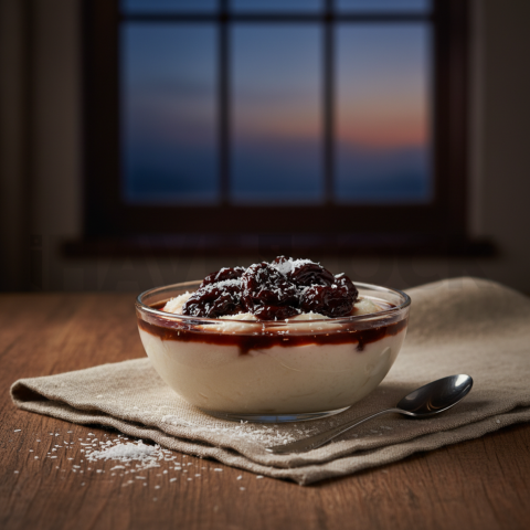 Manjar Branco Dessert  Moody Twilight Three Quarter Angle