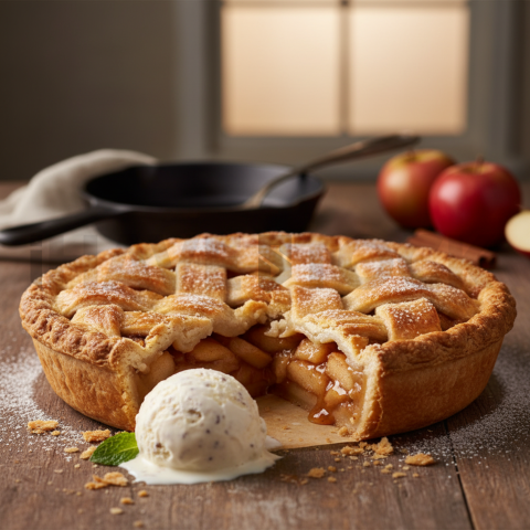 Apple Pie With Lattice Crust