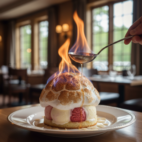 Baked Alaska Flambé