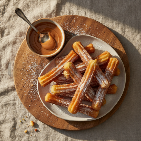 Churros With Dulce De Leche