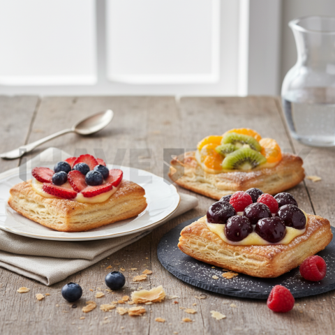 Puff Pastry Fruit Tartlets