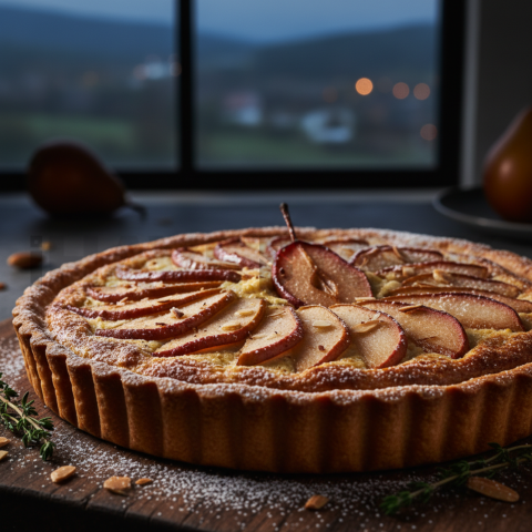 Pear Tart With Frangipane
