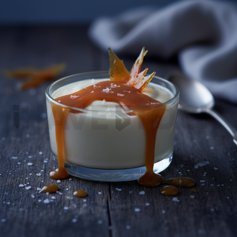 Salted Caramel Panna Cotta