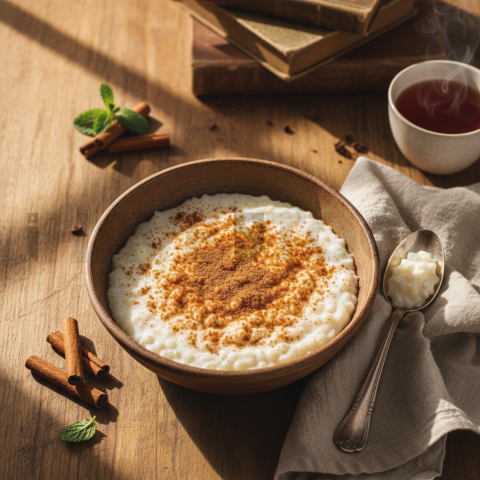 Rice Pudding With Cinnamon