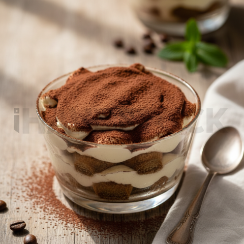 Tiramisu With Cocoa Dusting