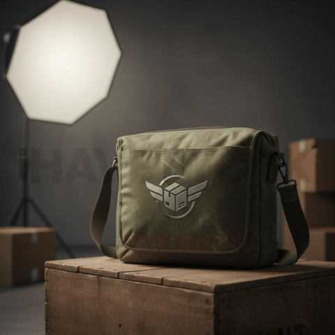 Delivery Logo Mockup On Bag