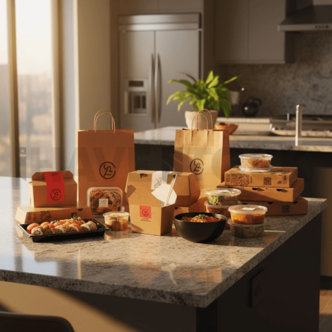Kitchen Counter With Takeaway