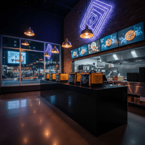 Restaurant Interior Delivery R