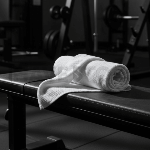 Gym Towel On Bench
