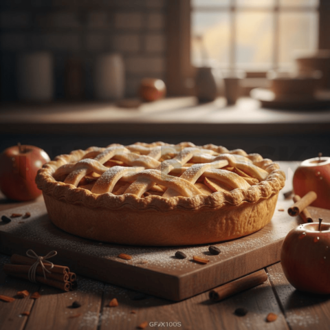 Apple Pie With Lattice Crust FOD D&SMT 0078