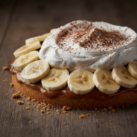 Banoffee Pie With Banana Slices FOD D&SMT 0039