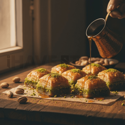 Baklava With Pistachios Syrup FOD D&SMT 0159