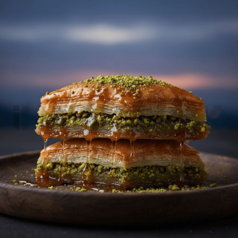 Baklava With Pistachios Syrup FOD D&SMT 0089