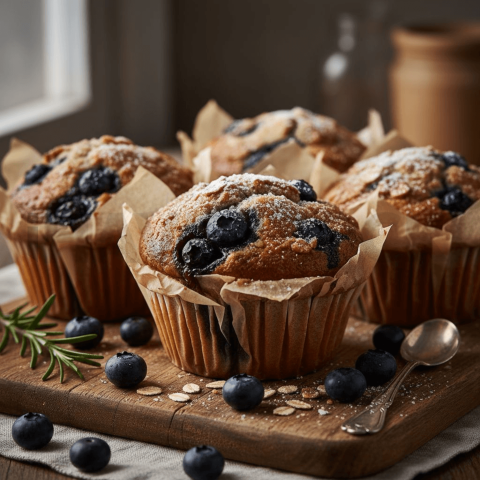 Blueberry Muffins Rustic Style FOD D&SMT 0124