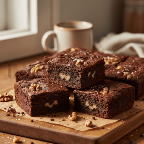 Brownies Fudgy With Walnuts FOD D&SMT 0127