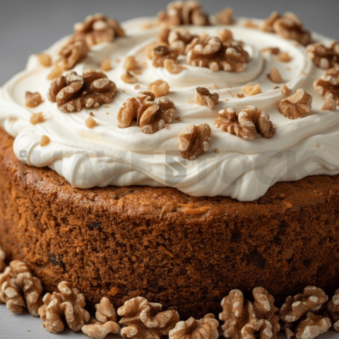 Carrot Cake With Nuts And Frosting FOD D&SMT 0247