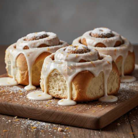 Cinnamon Rolls With Icing FOD D&SMT 0309