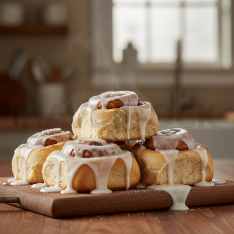 Cinnamon Rolls With Icing FOD D&SMT 0165