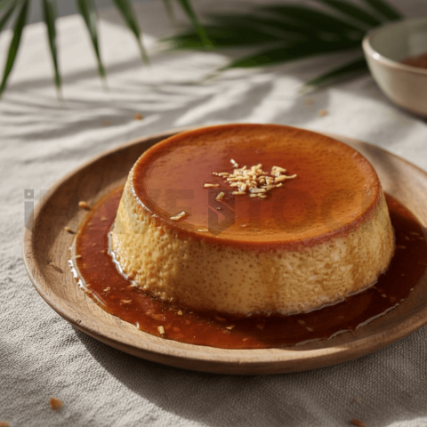 Coconut Flan With Caramel FOD D&SMT 0050