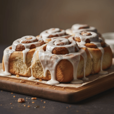 Cinnamon Rolls With Icing FOD D&SMT 0281