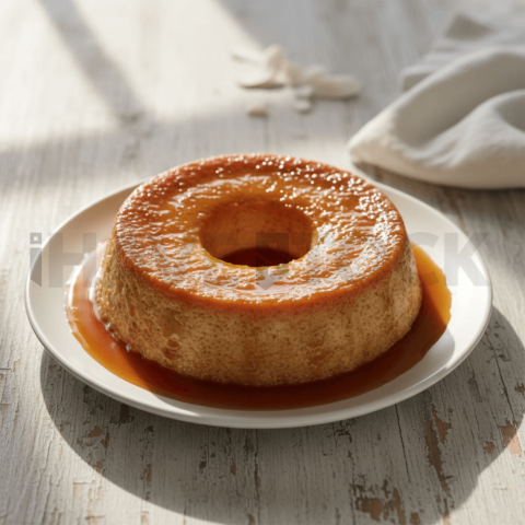 Coconut Flan With Caramel FOD D&SMT 0095