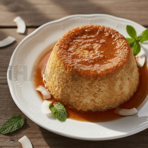 Coconut Flan With Caramel FOD D&SMT 0140
