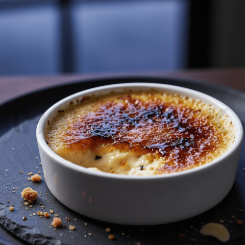 Crème Brûlée With Caramelized Sugar FOD D&SMT 0174