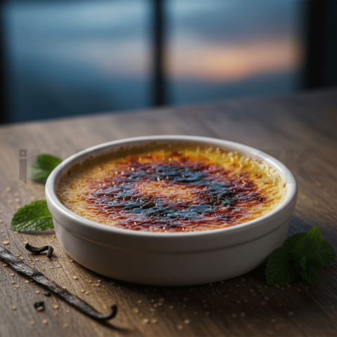 Crème Brûlée With Caramelized Sugar FOD D&SMT 0119