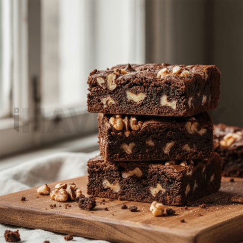 FOD D&SMT 0297 Brownies Fudgy With Walnuts