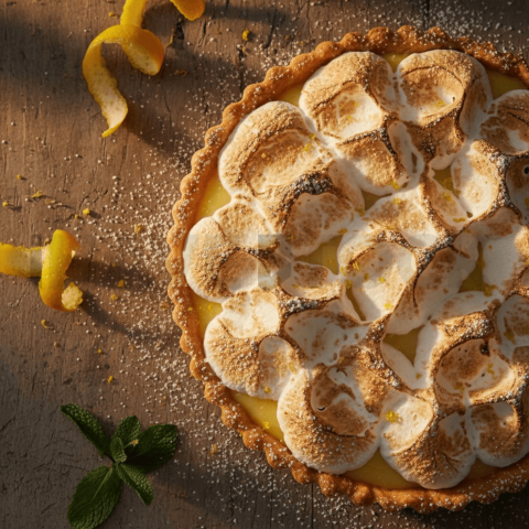 Lemon Tart With Toasted Meringue FOD D&SMT 0076