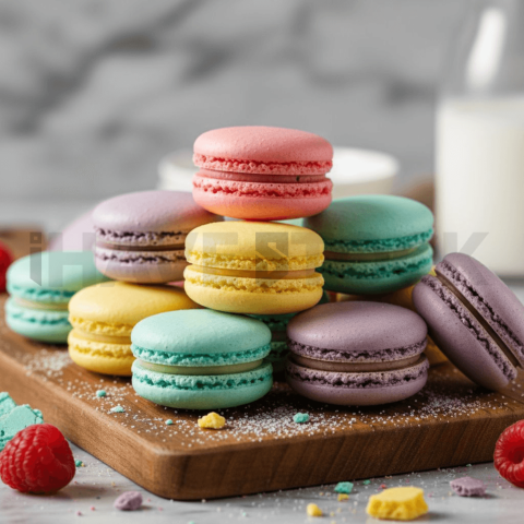 Macarons Assorted Pastel Colors FOD D&SMT 0073