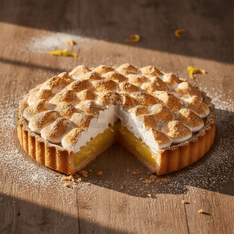 Lemon Tart With Toasted Meringue FOD D&SMT 0196