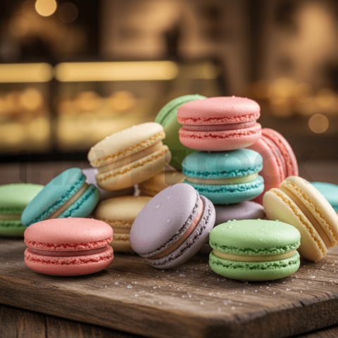 Macarons Assorted Pastel Colors FOD D&SMT 0118