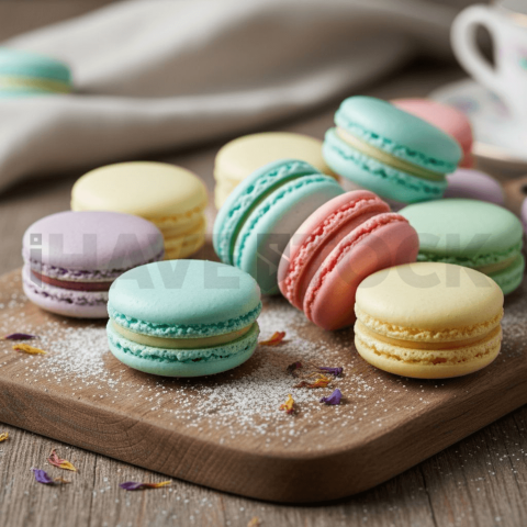 Macarons Assorted Pastel Colors FOD D&SMT 0202