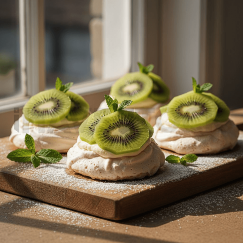 Mini Pavlovas With Kiwi FOD D&SMT 0218