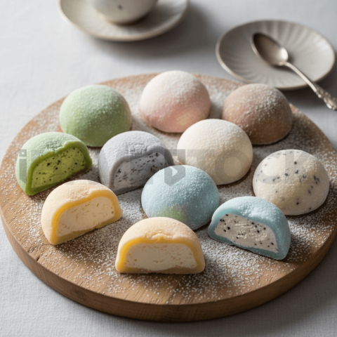 Mochi Ice Cream Assorted Flavors FOD D&SMT 0264