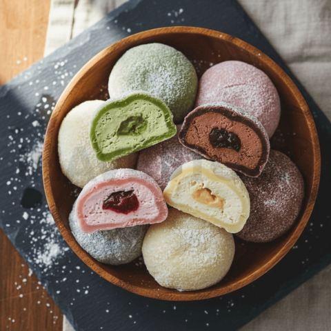 Mochi Ice Cream Assorted Flavors FOD D&SMT 0158
