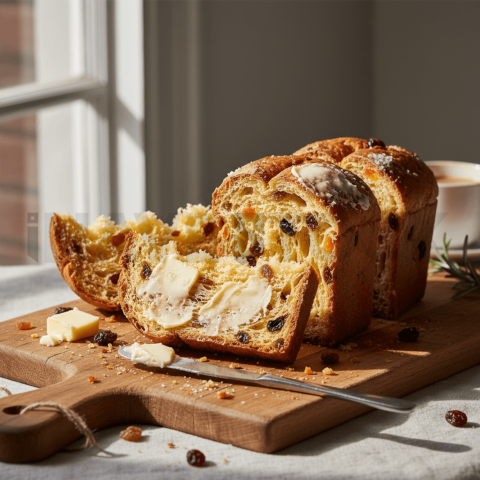 Panettone Slices With Butter FOD D&SMT 0013