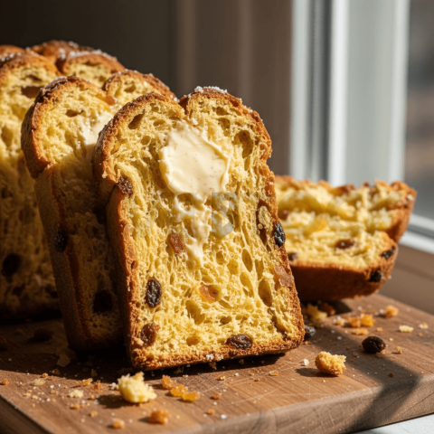 Panettone Slices With Butter FOD D&SMT 0092