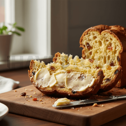 Panettone Slices With Butter FOD D&SMT 0137