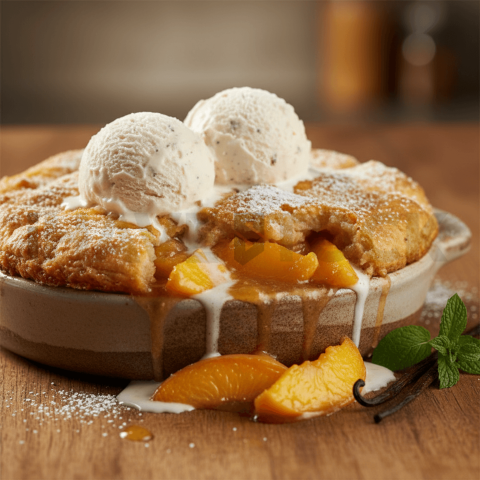 Peach Cobbler With Vanilla FOD D&SMT 0012